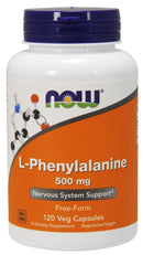 NOW L-Phenylalanine 120 veg capsules