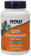 NOW GTF Chromium 250 tablets