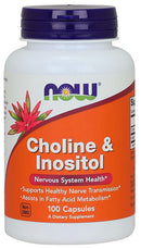 NOW Choline & Inositol 100 capsules