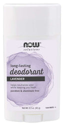 NOW Long Lasting Deodorant Stick 2.2 oz