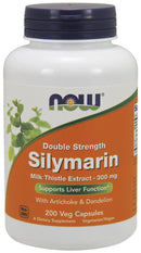NOW Milk Thistle Extract, Double Strength - 300mg, 200 veg capsules