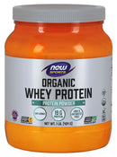NOW Whey Protein, Organic 1 lb