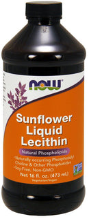 NOW Sunflower Lecithin, Liquid 16 fl oz.