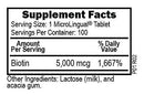 Superior Source Biotin MicroLingual® Instant Dissolve Tablets