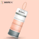 4 Compartment Detachable, Stackable, and Portion Controlled Food & Powder Storage Containers by BariatricPal