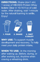 Clear Whey Isolate Protein Powder by WICKED Protein