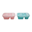 Portion Control Bento Lunch Box, Storage Container & Plate by BariatricPal - Collapsible, Leak-Proof & Available in 2 Colors!