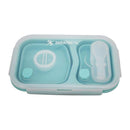 Portion Control Bento Lunch Box, Storage Container & Plate by BariatricPal - Collapsible, Leak-Proof & Available in 2 Colors!