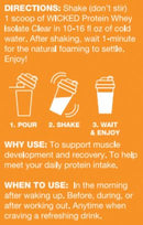 Clear Whey Isolate Protein Powder by WICKED Protein