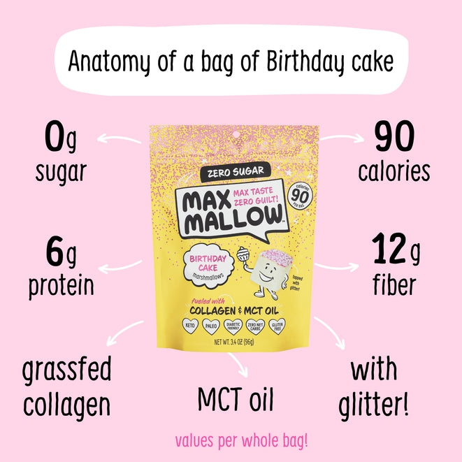 Know Brainer Foods Max Mallow Sugar Free Marshmallows