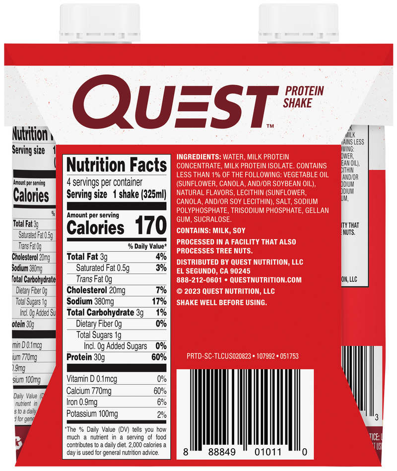 Quest Nutrition Protein Shake RTD