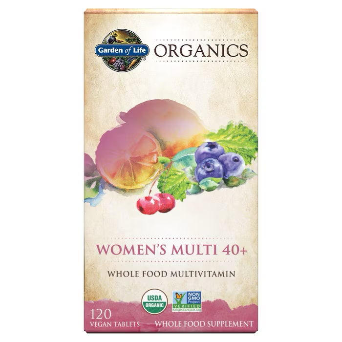 Garden of Life Organics Women's 40+ Multi 120 tablets