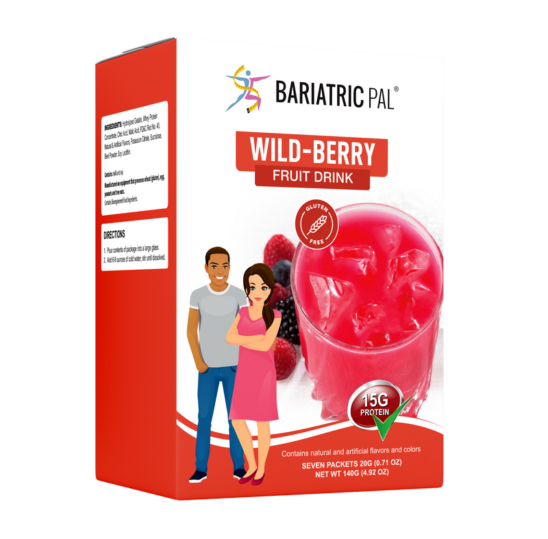 BariatricPal Fruit 15g Protein Drinks - Wild Berry