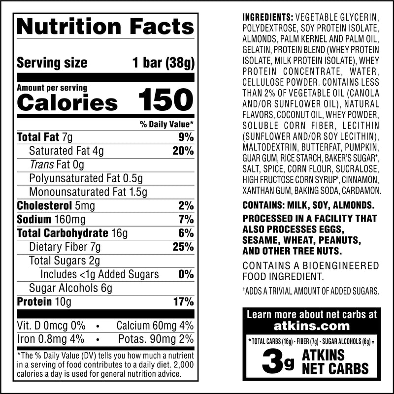 Atkins Nutritionals Snack Bars
