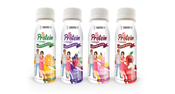 BariatricPal 15g Whey & Collagen Complete Protein Shots - Variety Packs