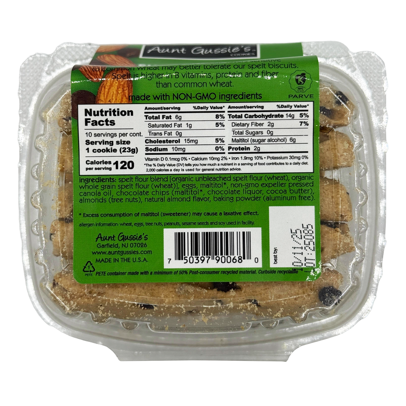 Aunt Gussie's Sugar Free Spelt Biscuits