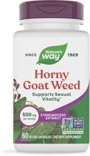 Nature's Way Horny Goat Weed Extract 60 vegan capsules