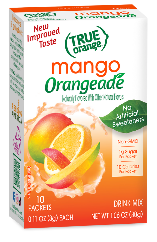 True Citrus True Orangeade Mango Drink Mix 10 packets