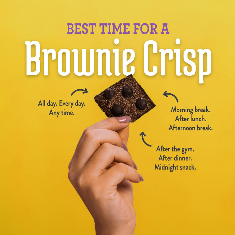 Bantastic Brownie Thin Crisps Snack - Double Chocolate