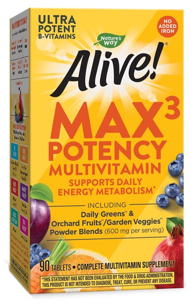 Nature's Way Alive! Max 3 Potency Multivitamin