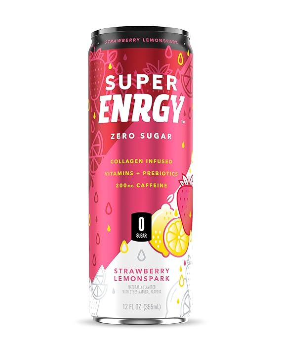 Kitu Super Enrgy Zero Sugar Energy Drink, 12 oz