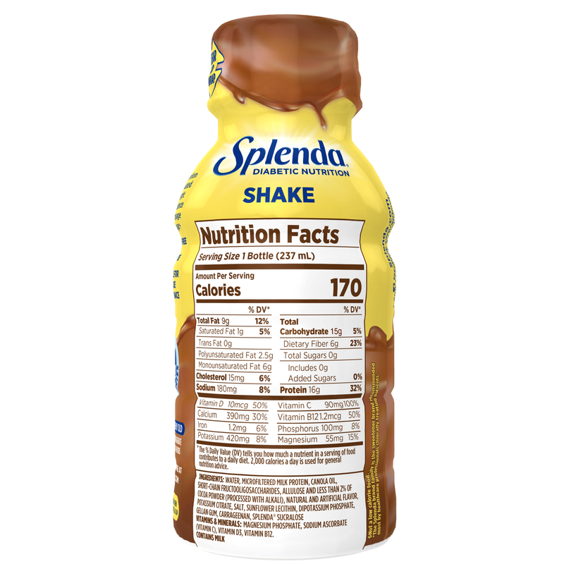 Splenda Diabetic Nutrition Shake RTD