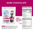 Blue Stripes Chocolate Covered Whole Cacao Beans, 3.5 oz