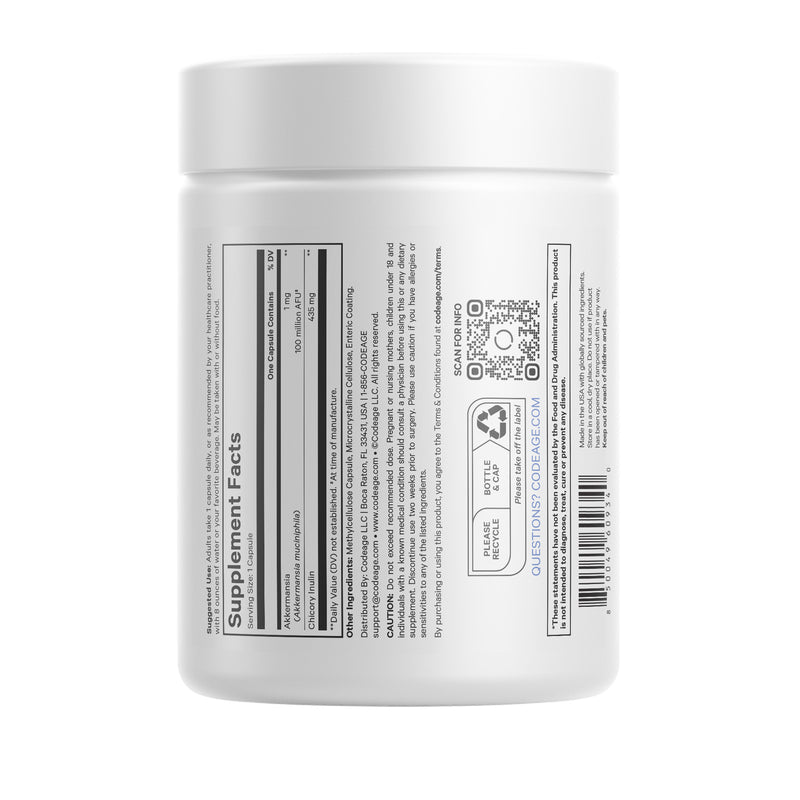 Codeage Akkermansia - Probiotic & Prebiotic