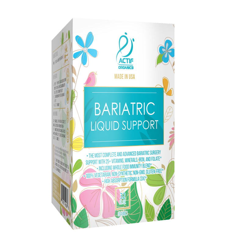 Actif Organic Bariatric Liquid Support with 25+ Organic Vitamins & Minerals