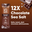 IQBar Vegan and Keto Protein Bars - Chocolate Sea Salt