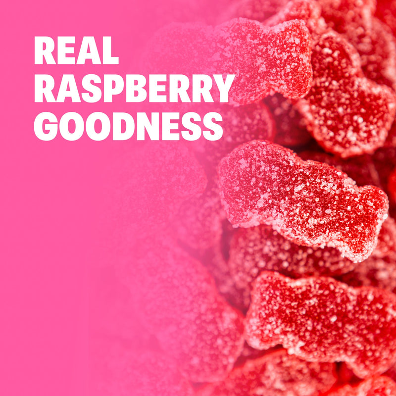 Shameless Snacks Gummy Candy - Red Raspberry Sour Scouts