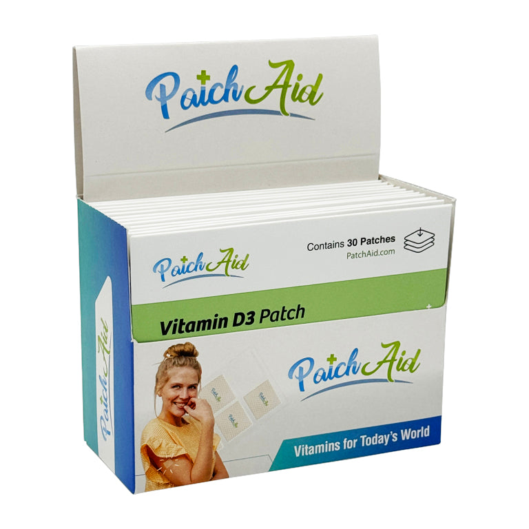 Vitamin D3 with K2 Vitamin Patch by PatchAid