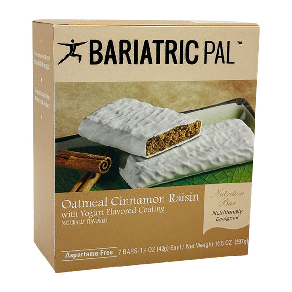 BariatricPal 10g Protein Snack Bars - Oatmeal Cinnamon Raisin