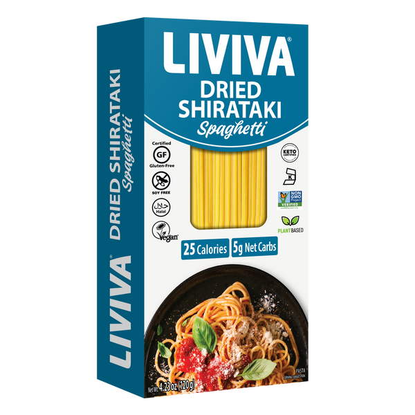 Liviva Dried Shirataki Spaghetti, One Box