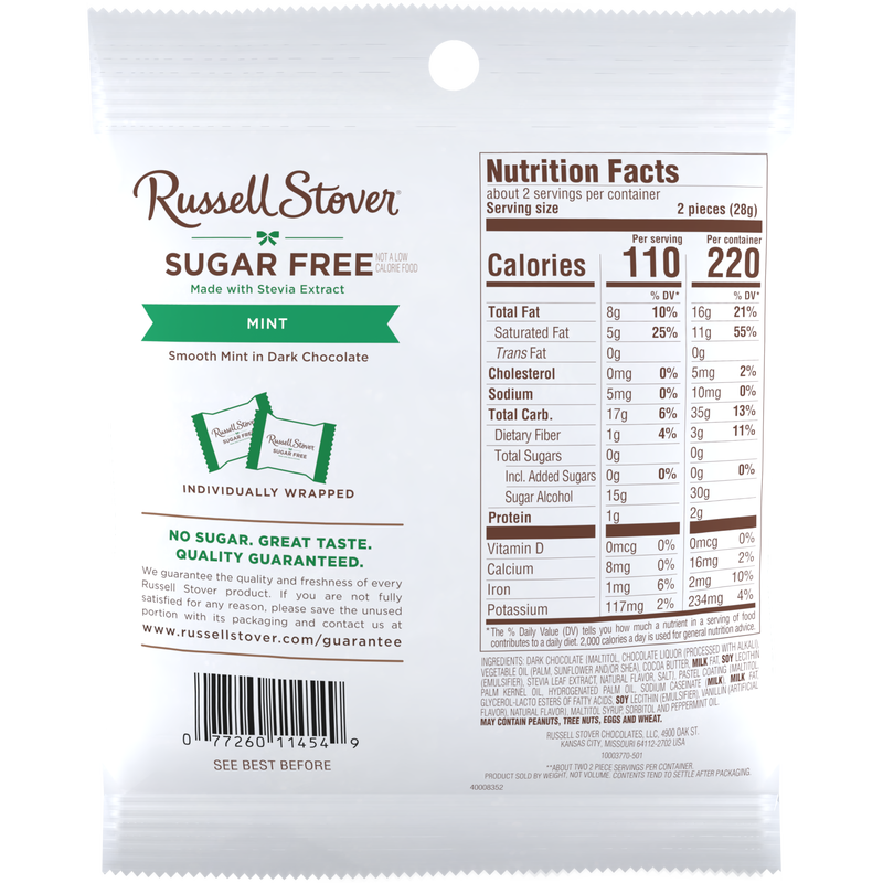 Russell Stover Sugar Free Peg Bag Candy