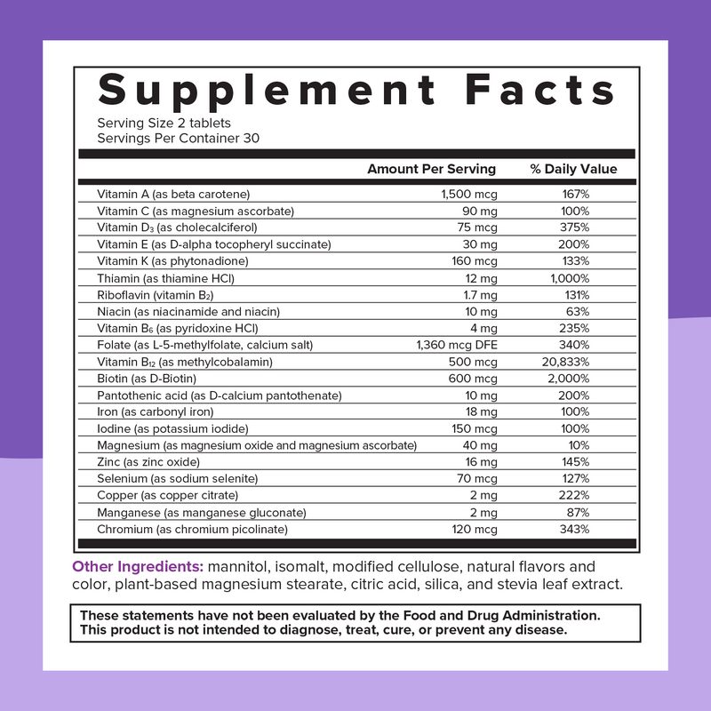 BariMelts Multivitamin with Iron