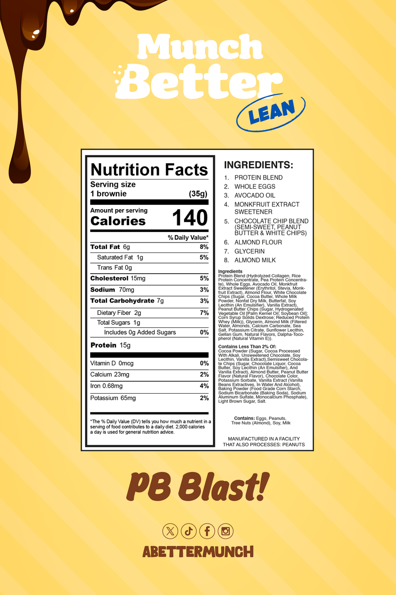 Munch Better Protein Brownies