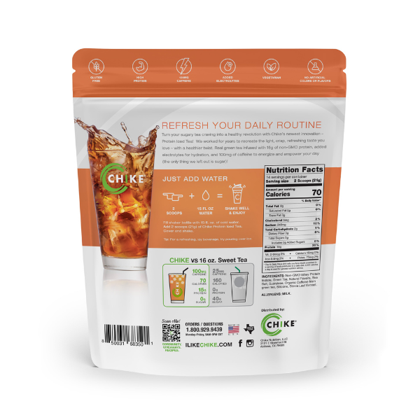 Chike Nutrition High Protein Iced Tea - (16 oz Bags)