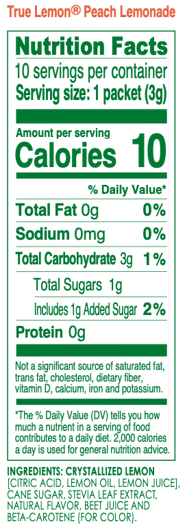 True Citrus True Lemon Drink Mix