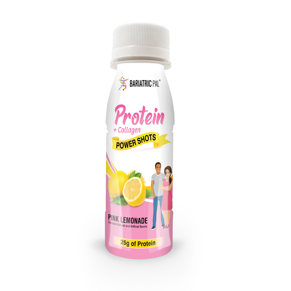 BariatricPal 25g Whey & Collagen Complete Protein Power Shots - Pink Lemonade