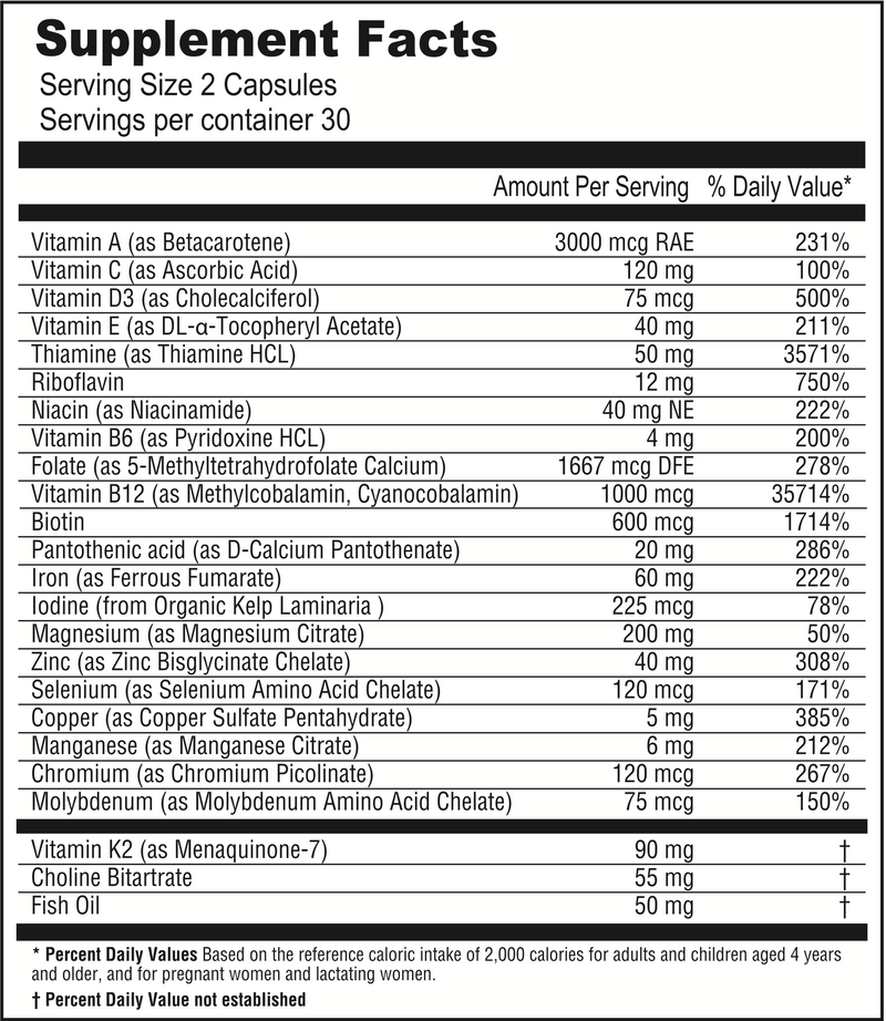 BariatricPal Prenatal & Postnatal Bariatric Multivitamin