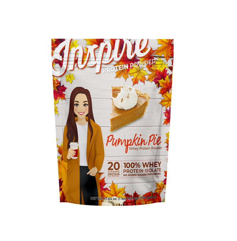 Inspire Pumpkin Pie Protein Powder by Bariatric Eating