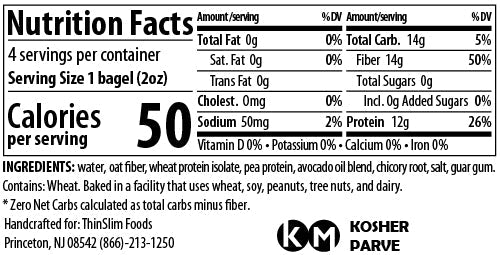 ThinSlim Foods Xtreme Bagels 8 oz.