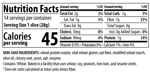 ThinSlim Foods Love the Taste Zero Carb Bread