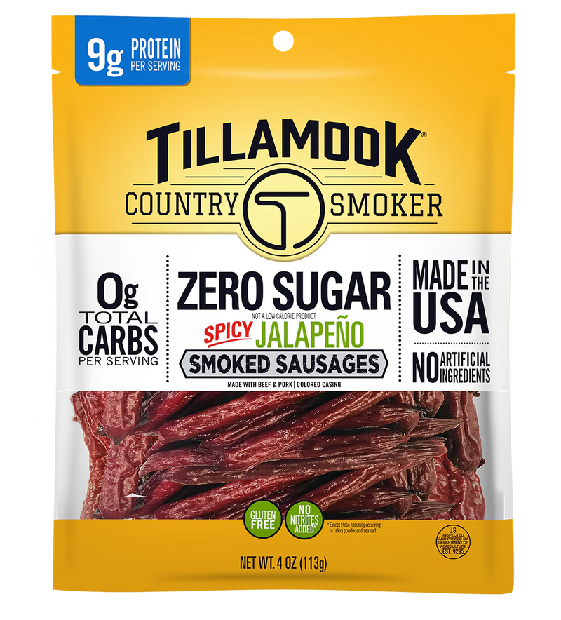 Tillamook Country Smoker Zero Sugar Smoked Sausages