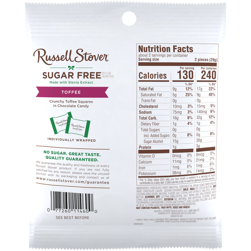 Russell Stover Sugar Free Peg Bag Candy