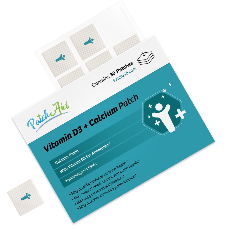 Vitamin D3 Plus Calcium Vitamin Patch by PatchAid