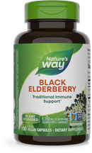 Nature's Way Black Elderberry 100 vegan capsules