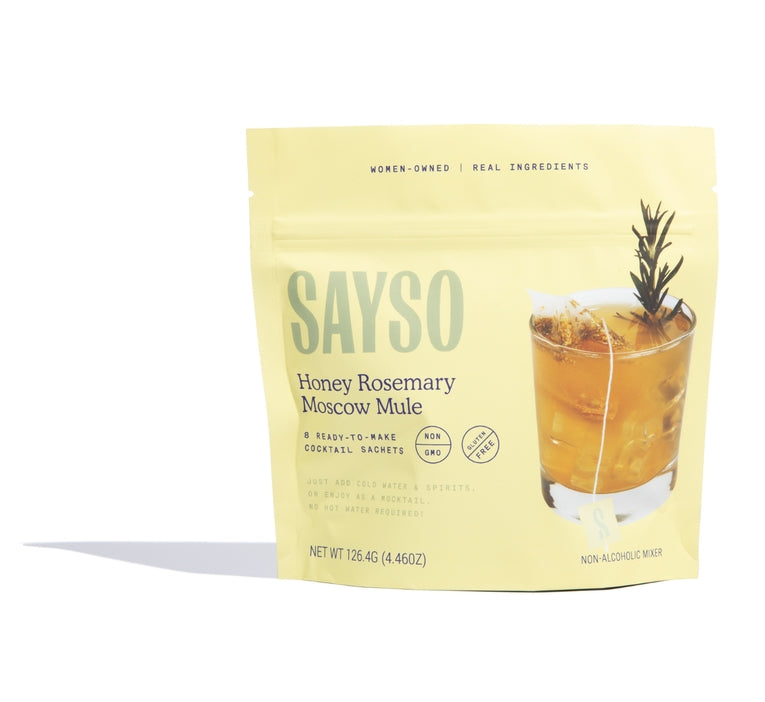 SAYSO Ready-To-Make Cocktail/Mocktail Mixer Teabag