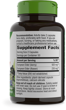 Nature's Way Black Elderberry 100 vegan capsules